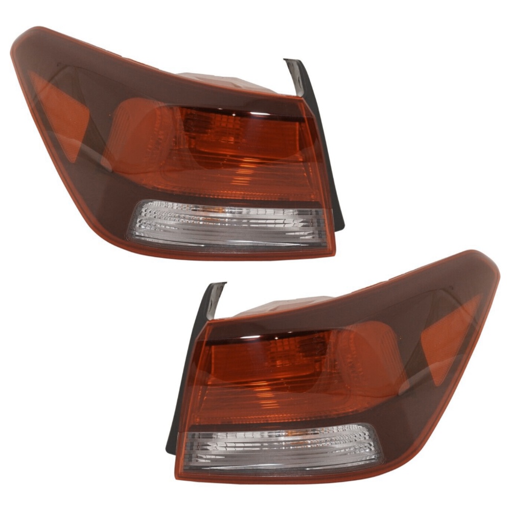 Tail Lights Taillights Taillamps Brakelights Set Of 2 Driver & Passenger Pair