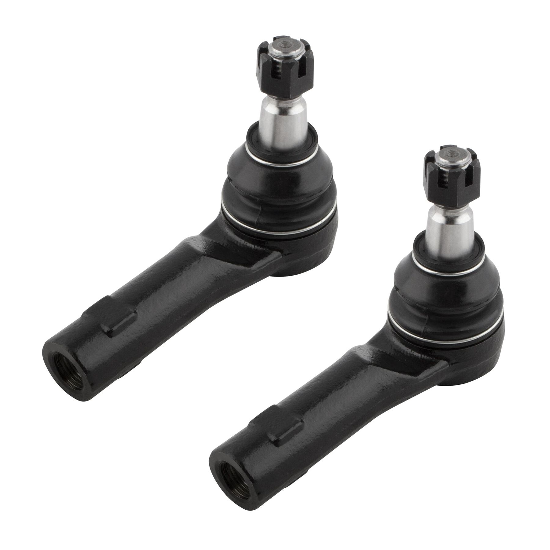 Pair Front Outer Tie Rod End For 2007-2008 F-150 FX2 Crew Cab Pickup ES3691