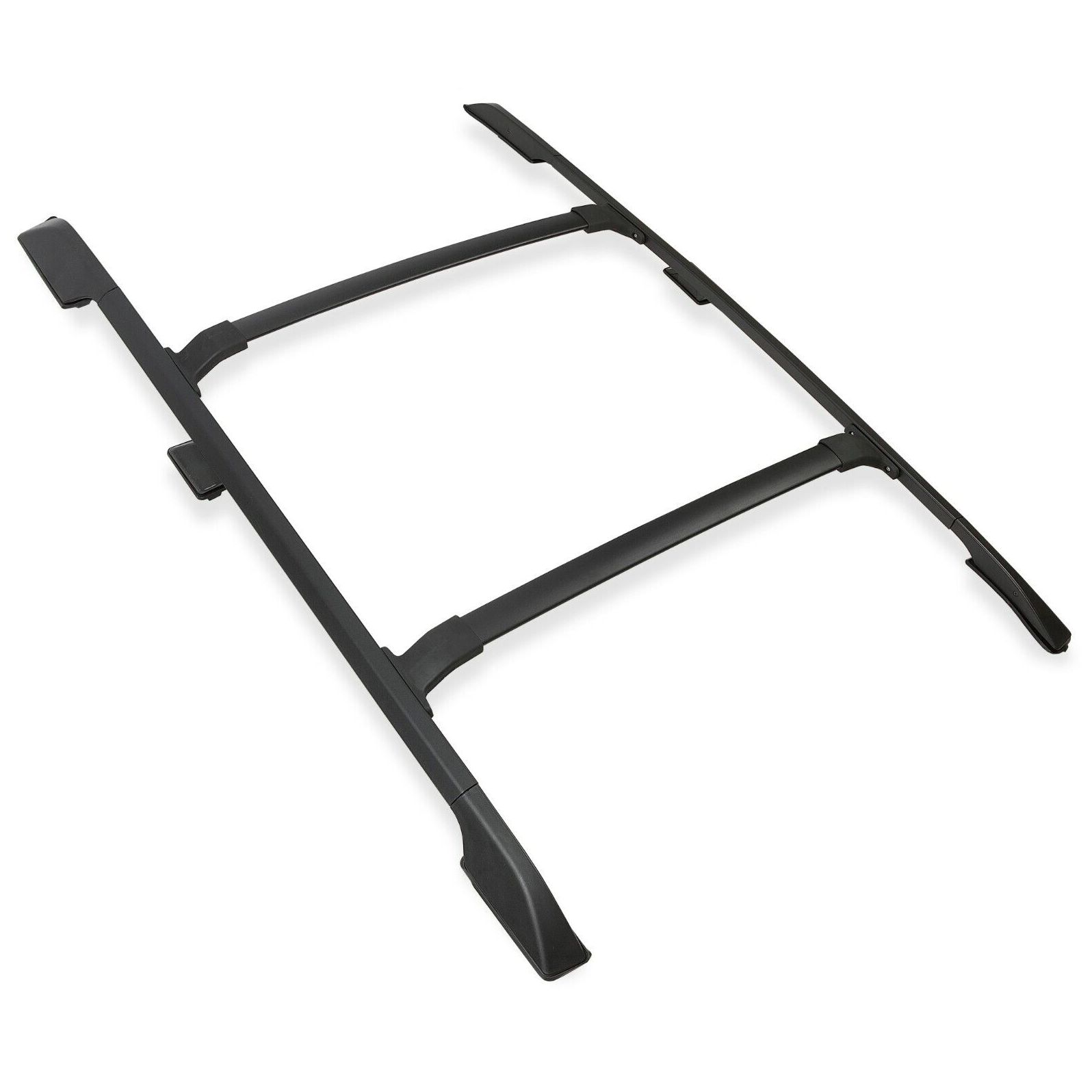 For 11-17 Odyssey Mini Passenger Van Black Powder Coated Bars+Roof Rack Side Rails