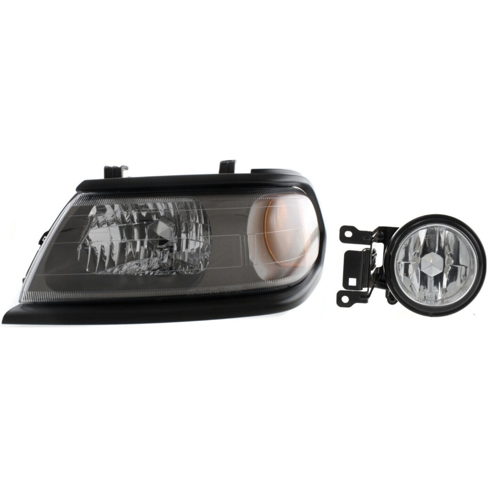 Headlight Kit For 2000-2004 Mitsubishi Montero Sport Sport Utility Left 2Pc