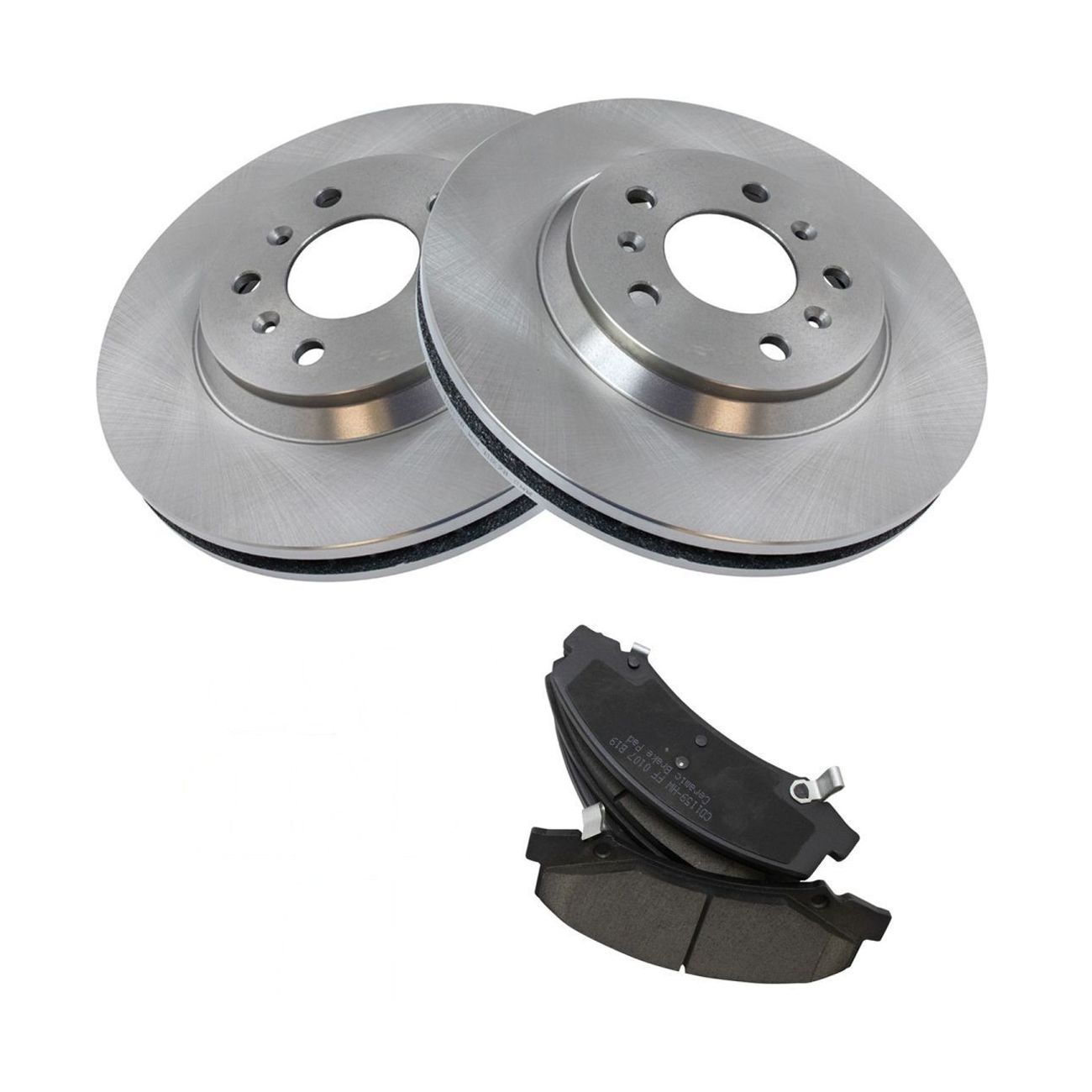 Front Ceramic Brake Pads & Rotors Left & Right Kit For Buick Chevy