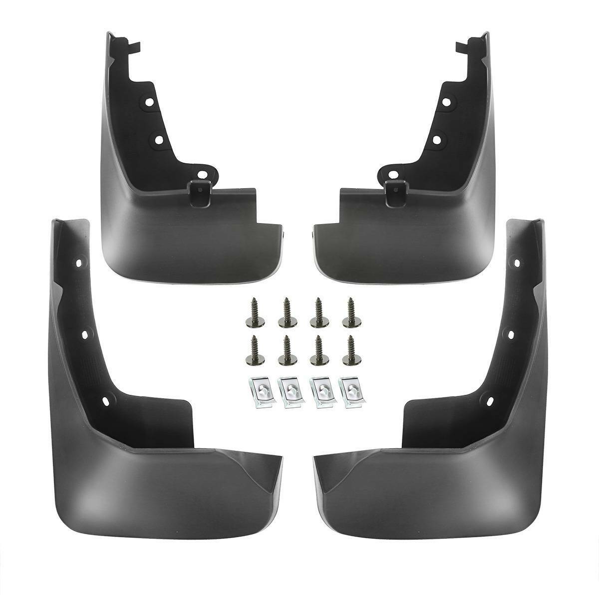 4x Mudflaps Splash Guards Front & Rear For Ford 2015-2017 Edge W/o Running Board