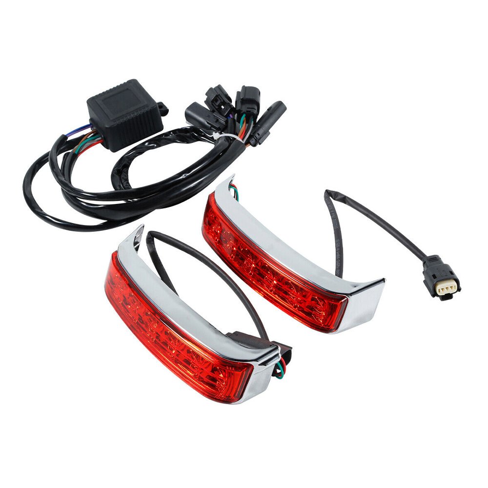 Saddlebag LED Run Brake Turn Light For Harley-Davidson Harley Road Glide Ultra