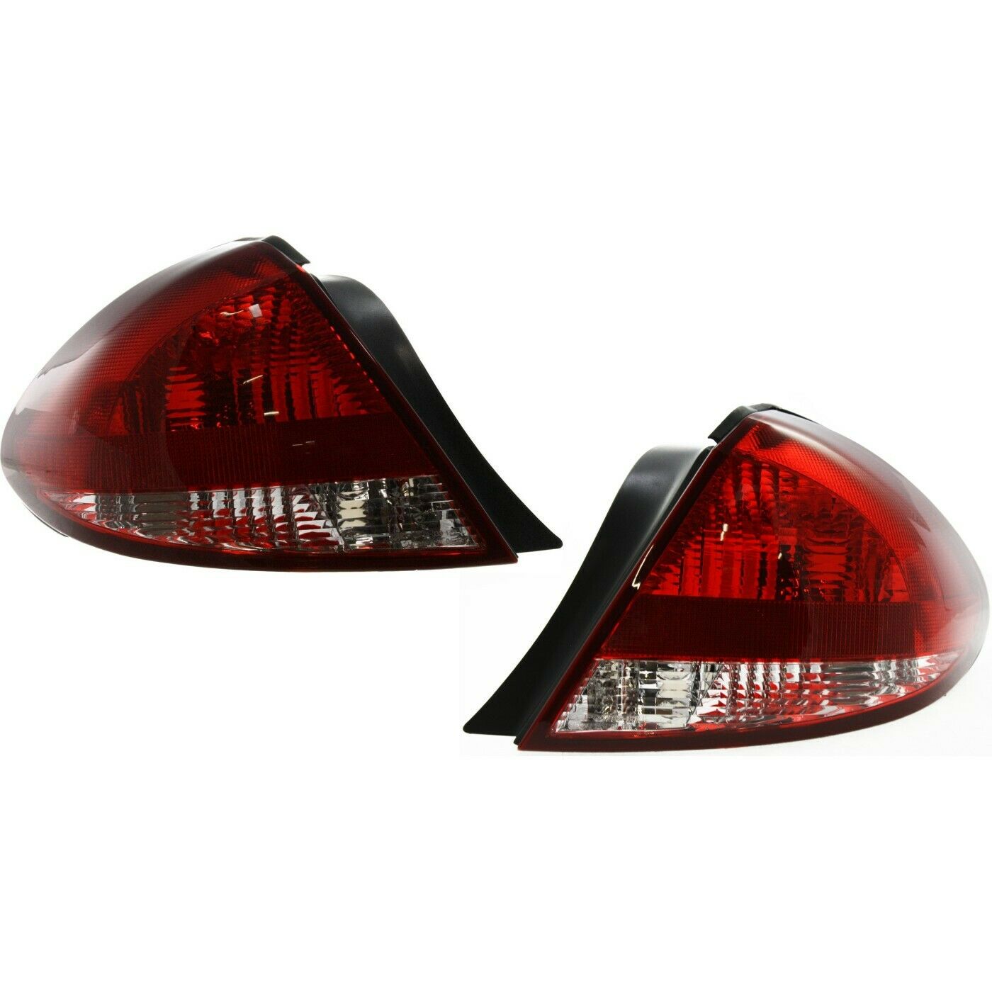 Halogen Tail Light Set For Ford 2004-2007 Taurus Sedan Clear & Red Lens 2Pcs