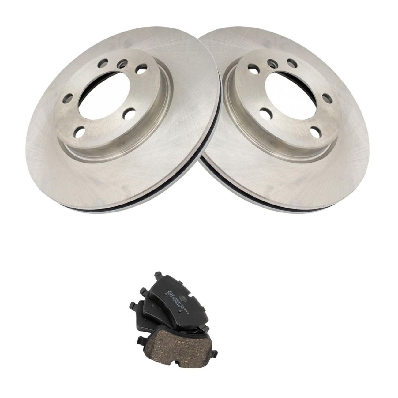 Front Ceramic Brake Pad & Rotor Kit For 11-16 Cooper Countryman Base W/Fluid