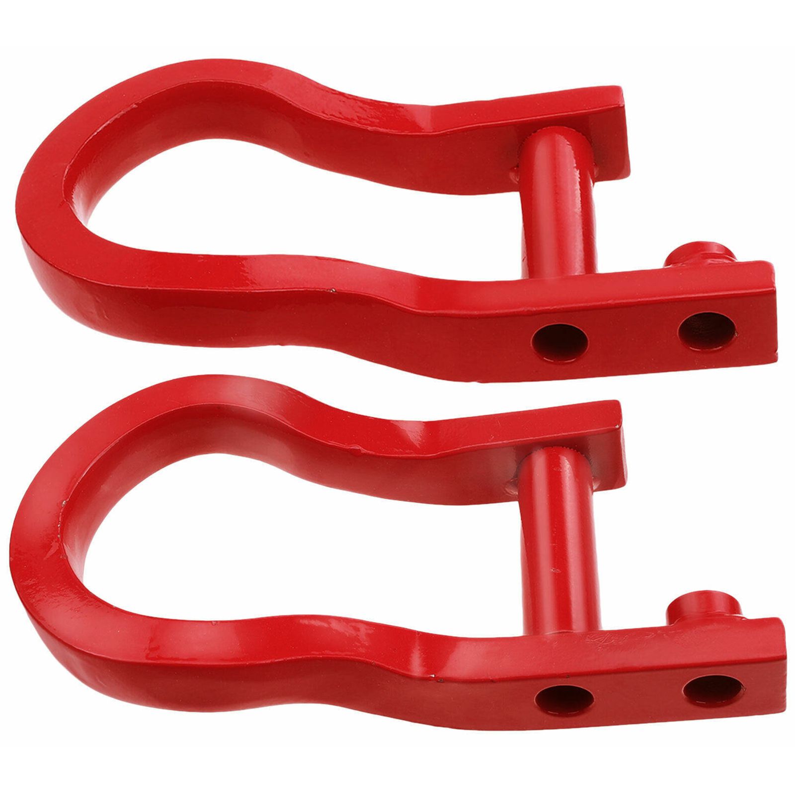 2 Red Tow Hooks For Chevy Silverado GMC Sierra 1500 2007-2019 84192871