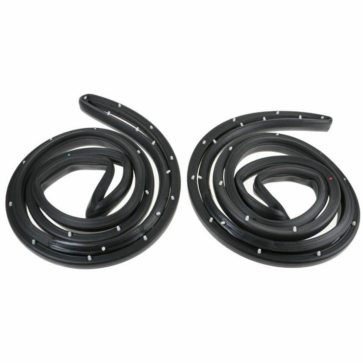 Front Door Seals Rubber Weatherstrip Pair Set For Pontiac Buick Chevy