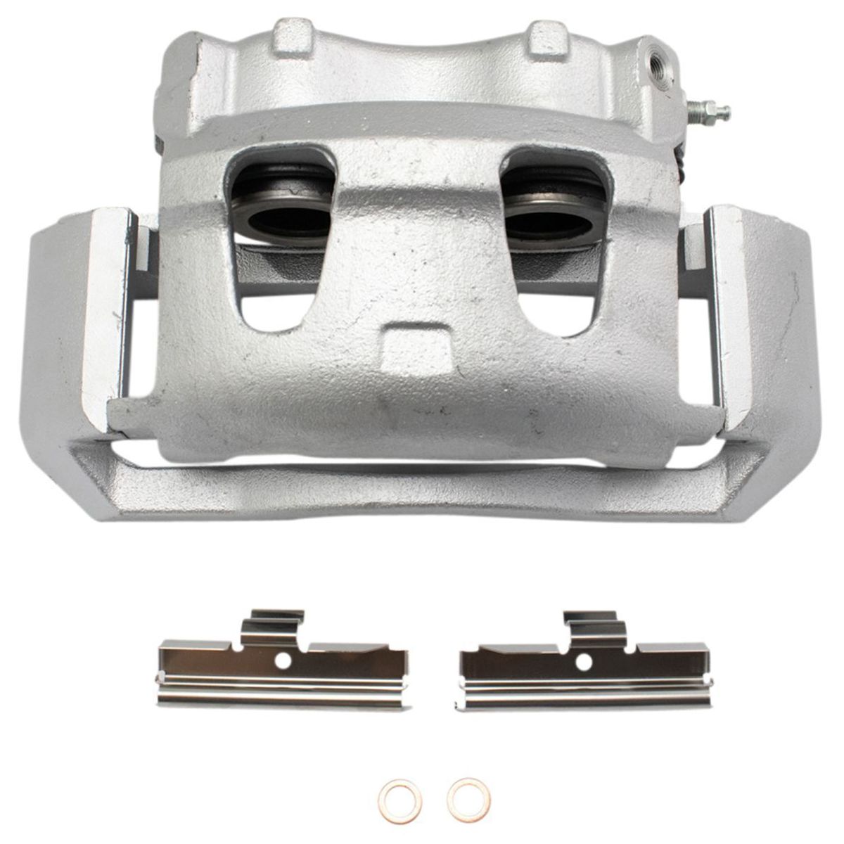 For 07 Ford E-150 Front Disc Brake Caliper With Bracket & Hardware Pair Truck