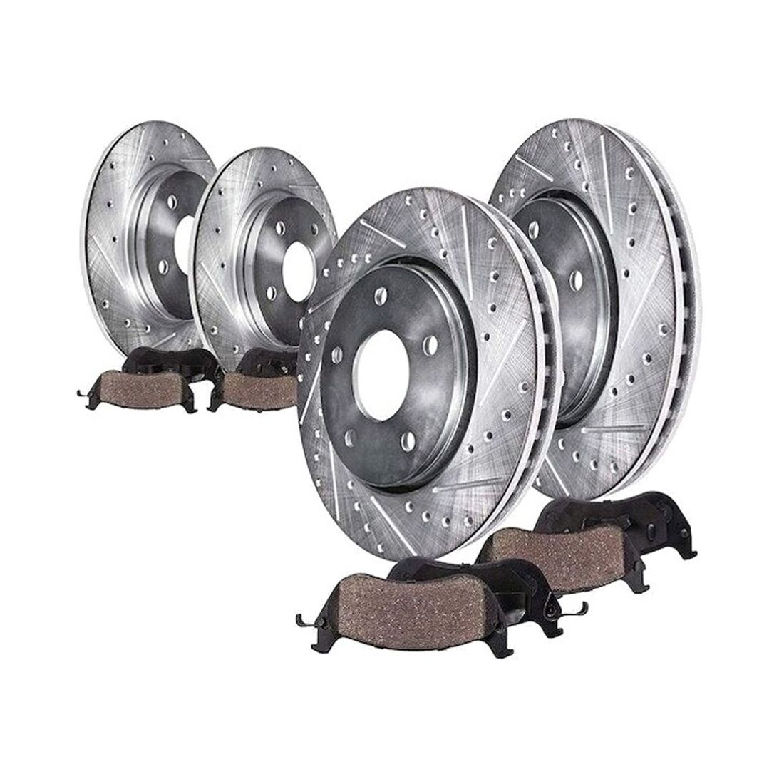 For 2001-2005 Mitsubishi Eclipse Spyder GT Convertible Brake Pad And Rotor Kit