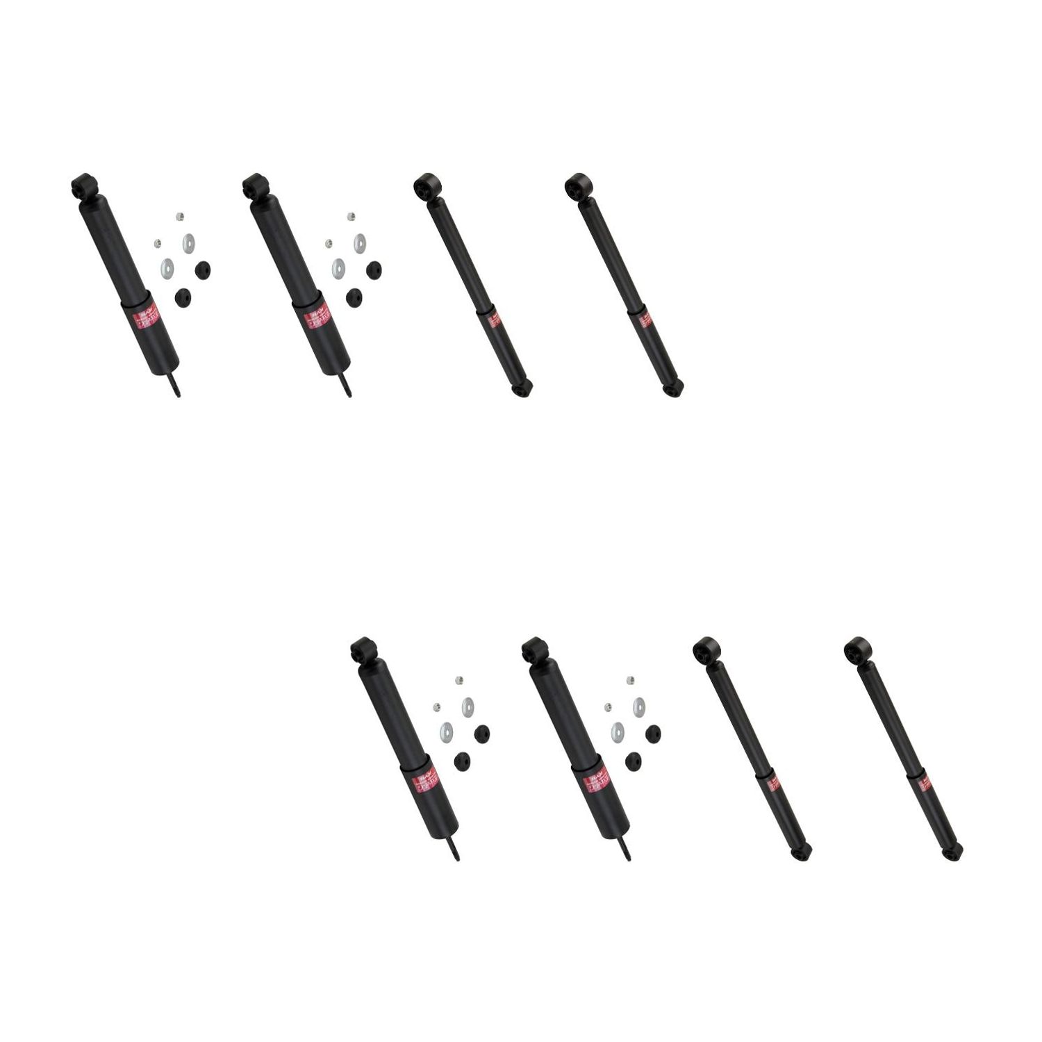 2 Sets Of - For 1997-2004 Dakota Base 1998-2003 Durango Front Rear Side Shock Struts