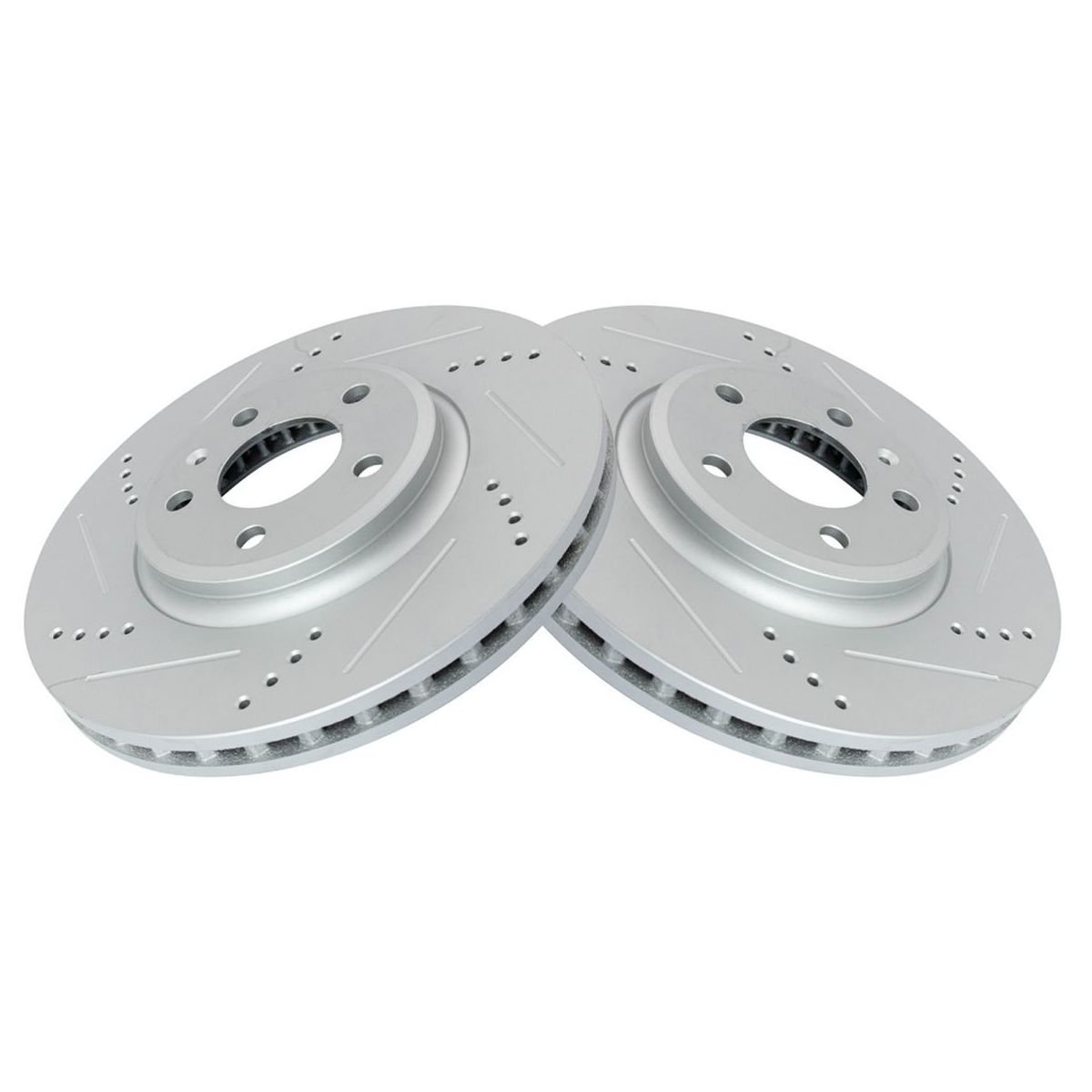 Front For 2010-2011 A4 Quattro Wagon Coated Brake Rotor & Ceramic Pad Kit W/