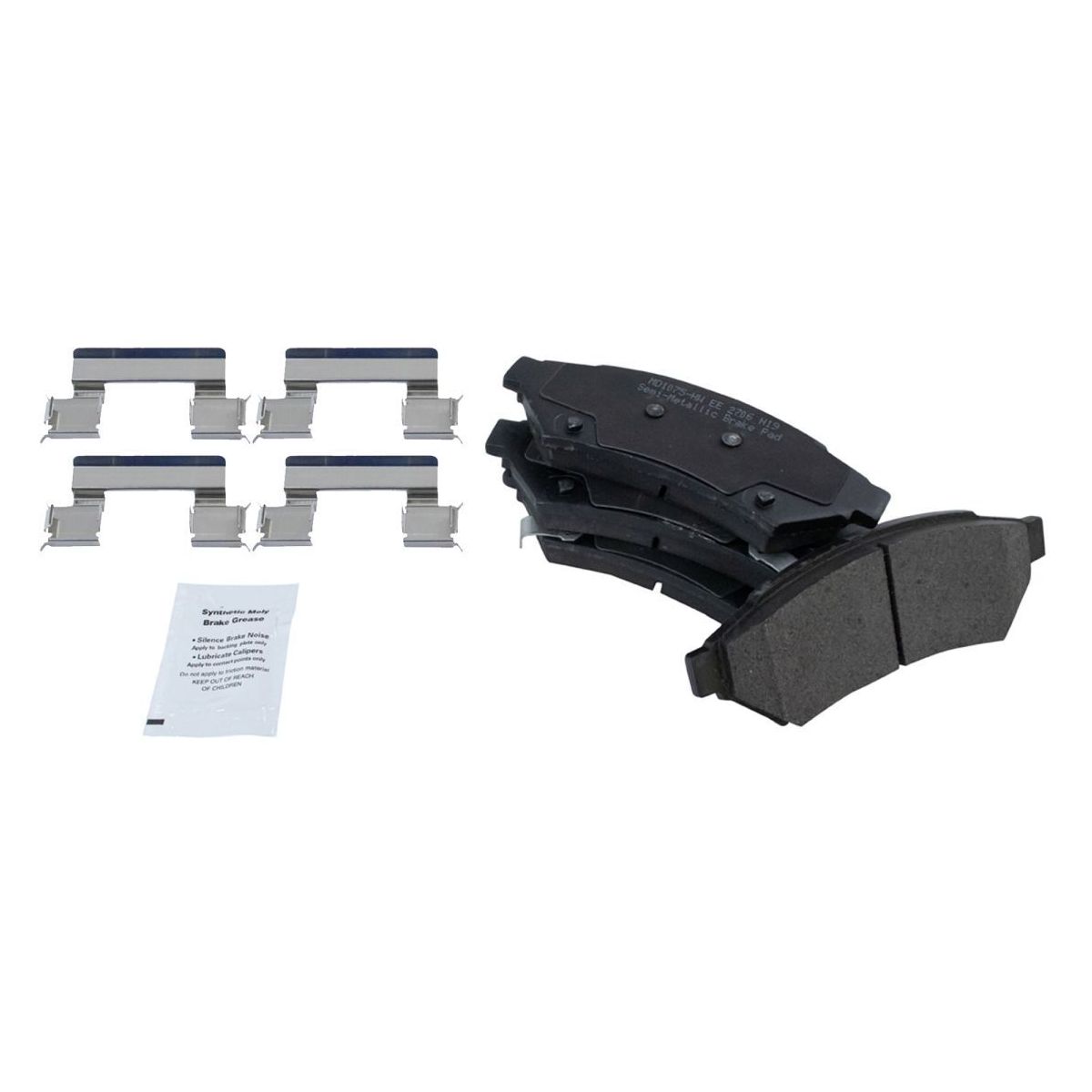 For 2005-2008 LaCrosse Front & Rear Premium Posi Semi-Metallic Disc Brake Pads