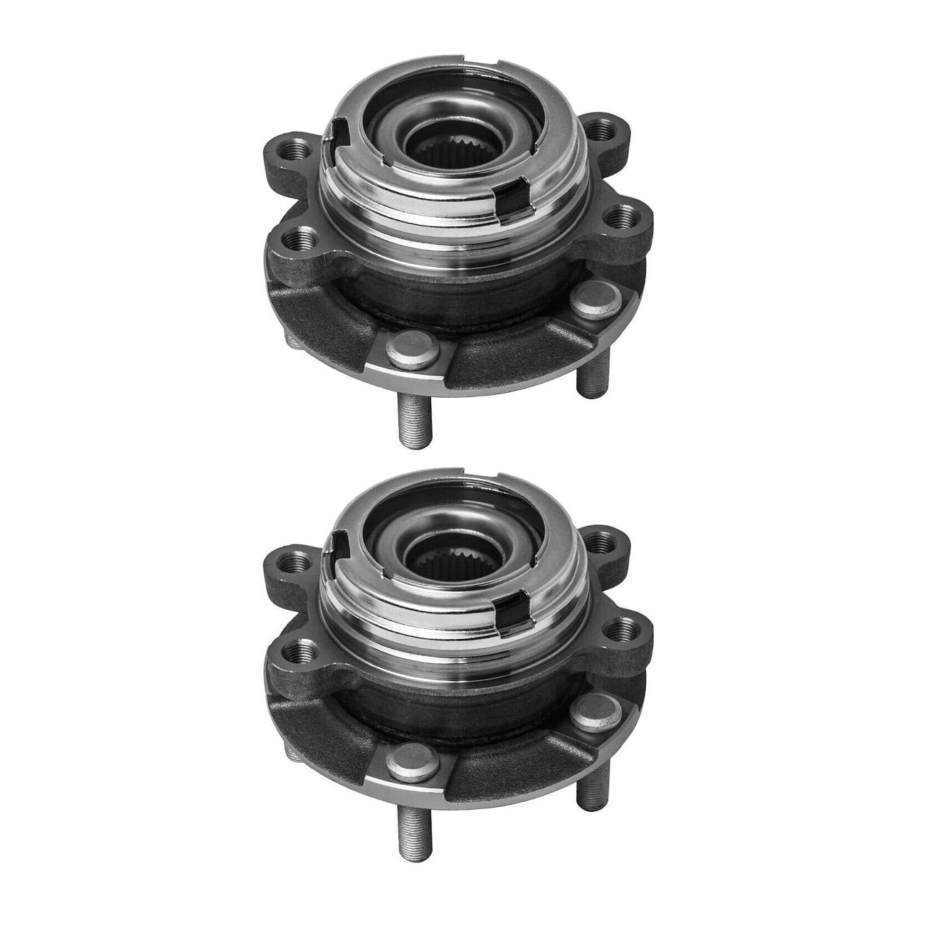 2 Sets Of - 2.5L (1) Front Wheel Bearing & Hub Assembly 5LUG
