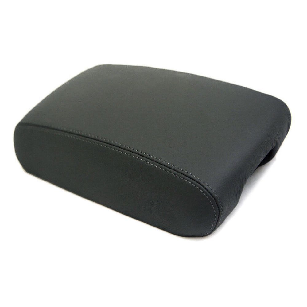 Console Armrest PVC Leather Cover For 11-19 Durango 11-19 Grand Cherokee Black