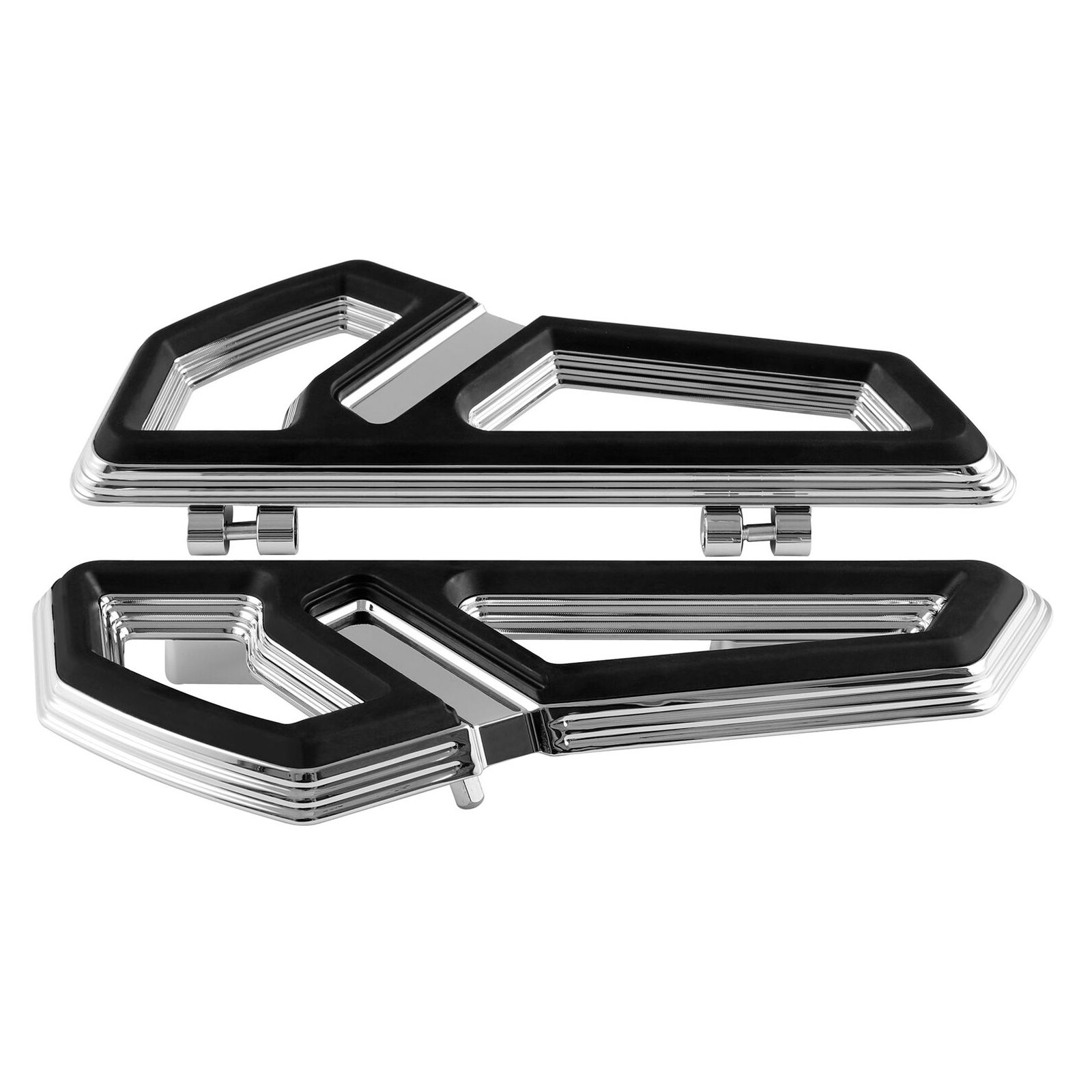 For 18-23 Harley-Davidson CVO Road Glide Chrome Driver Passenger Floorboards