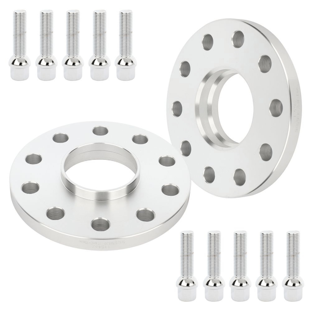 2Pc 5x130 To 5x130 15mm Thick 14x1.5 Wheel Spacers For Audi Porsche Volkswagen