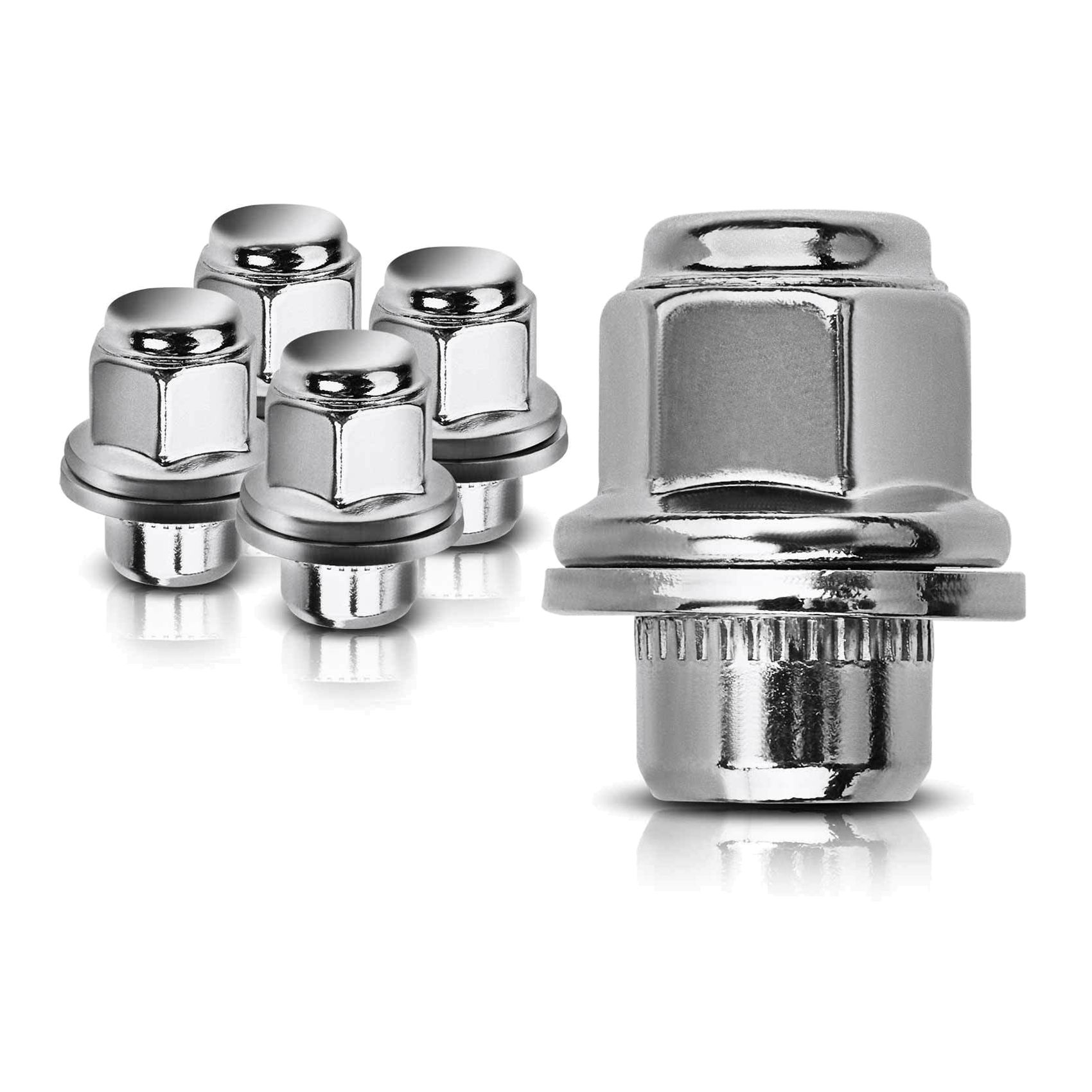 2 Sets Of - M12-1.5 Wheel Lug Nut For Toyota RAV4 Camry Lexus ES250 RX350 Pontiac