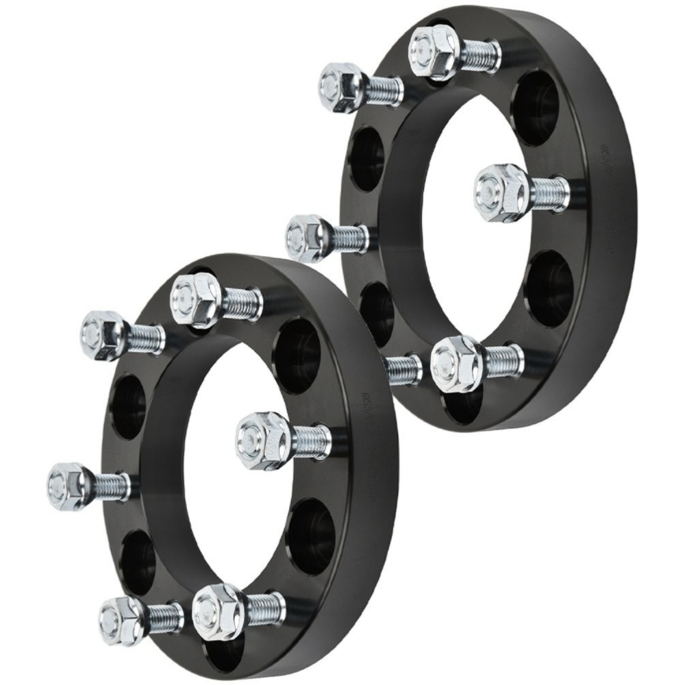 2 Pcs 1" 6x5.5 12x1.5 Studs Wheel Spacers For Chevrolet For Toyota Tacoma