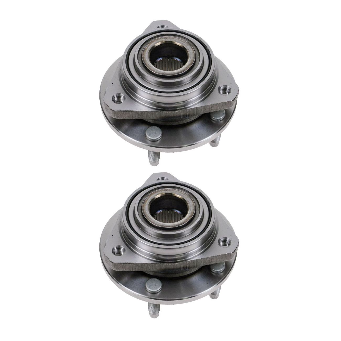 2 Sets Of - Front Wheel Bearing Hub For 2004-2008 Chevy Malibu 2005-2007 Pontiac G6