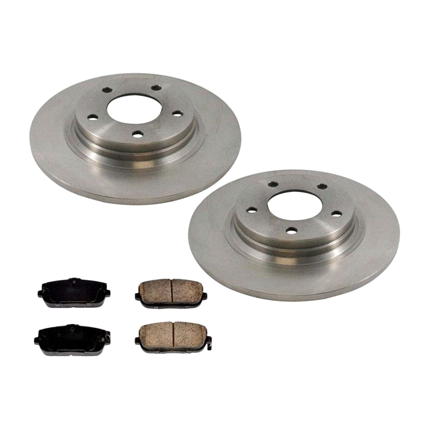 For 2006-2015 Mazda MX-5 Miata Mx5 Rear Brake Rotors Ceramic Brake Pads 3pc Kit