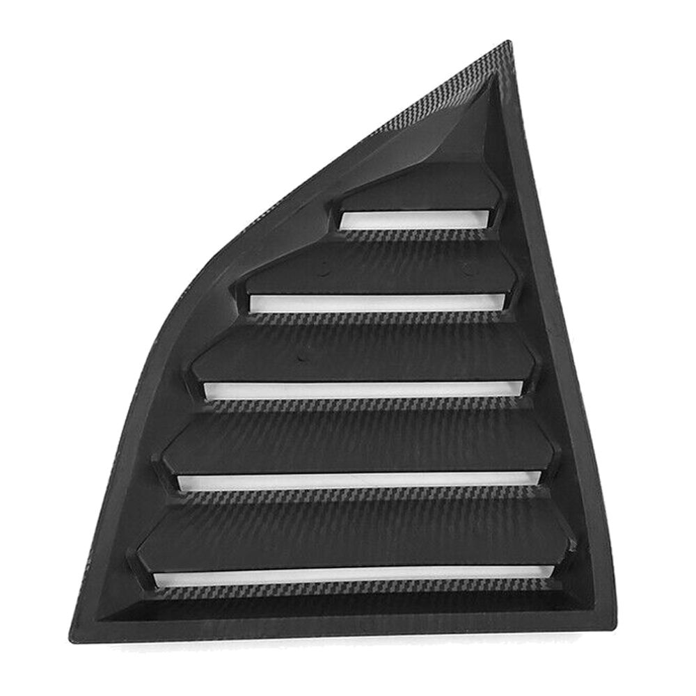 Fits 08-23 Dodge Challenger XE V4 Style Carbon Fiber Print Side Window Louvers