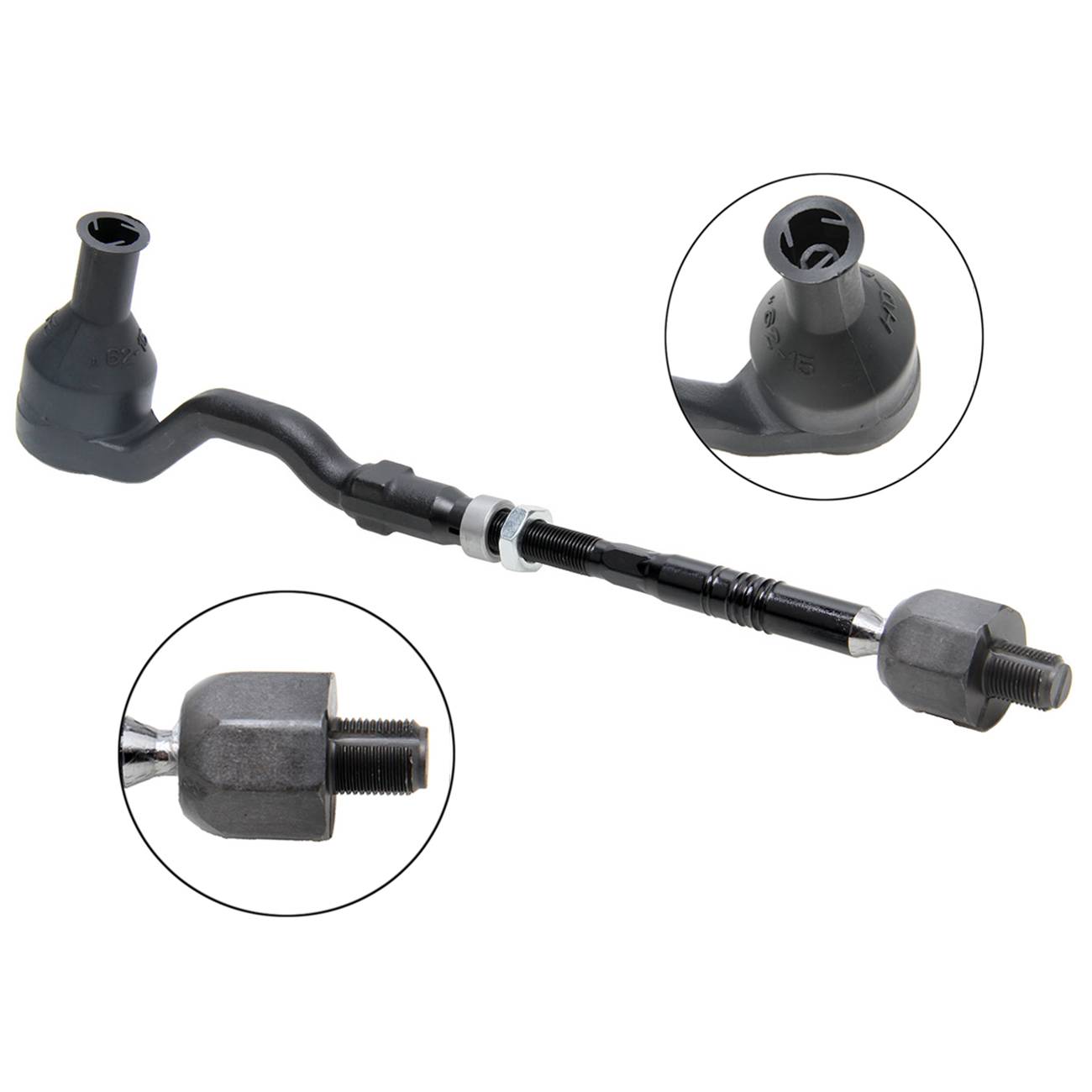 For 04-10 X3 E83 Front Left Right Inner & Outer Tie Rod End Assembly