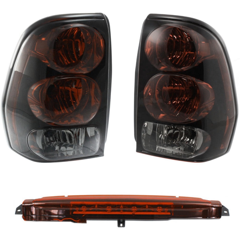3rd Third Brake Lights Stop Lamps Set Of 3 For Chevy Chevrolet Trailblazer EXT