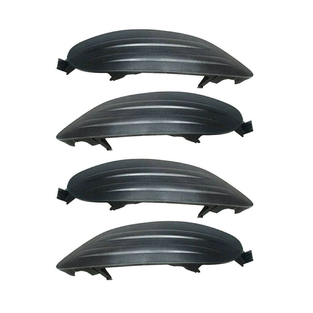 2 Sets Of - Fog Light Cover Set For Toyota 05-08 Corolla Left & Right Black Plastic