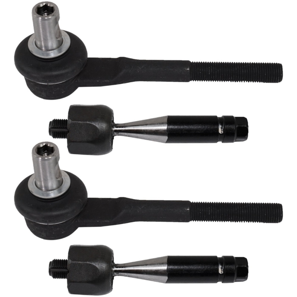 Tie Rod Ends Set Of 4 Front Driver & Passenger Side Inner Interior Inside For A6