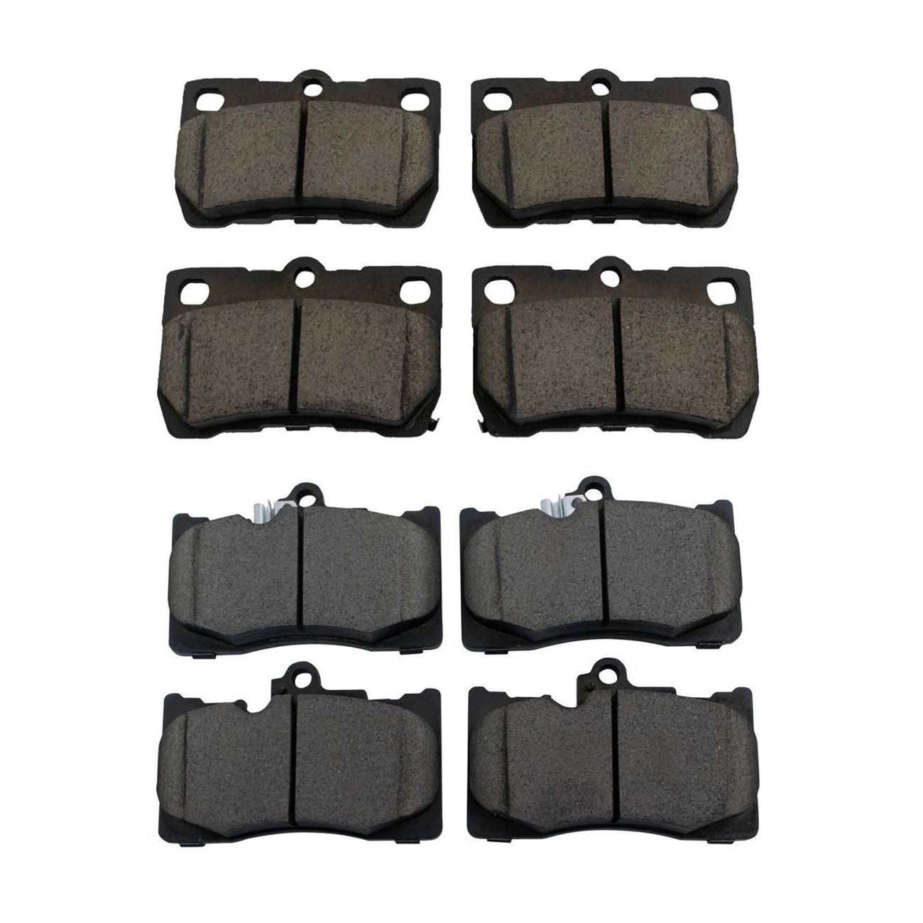 Front & Rear Ceramic Disc Brake Pad Kit Set For Lexus GS LS