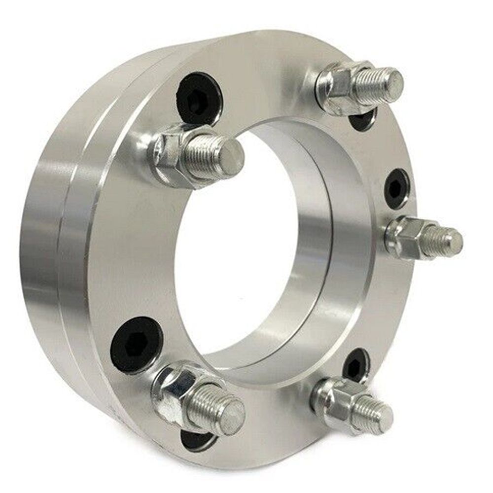 4x 6x5.5 To 5x5.5 Wheel Adapters 2 Inch Use 5 Lug Wheels On 6 Lug Trucks 14x1.5