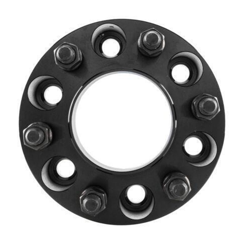 2pcs 2" 6x135 6 Lugs Black Hub Wheel Spacers 14x2 Studs 150