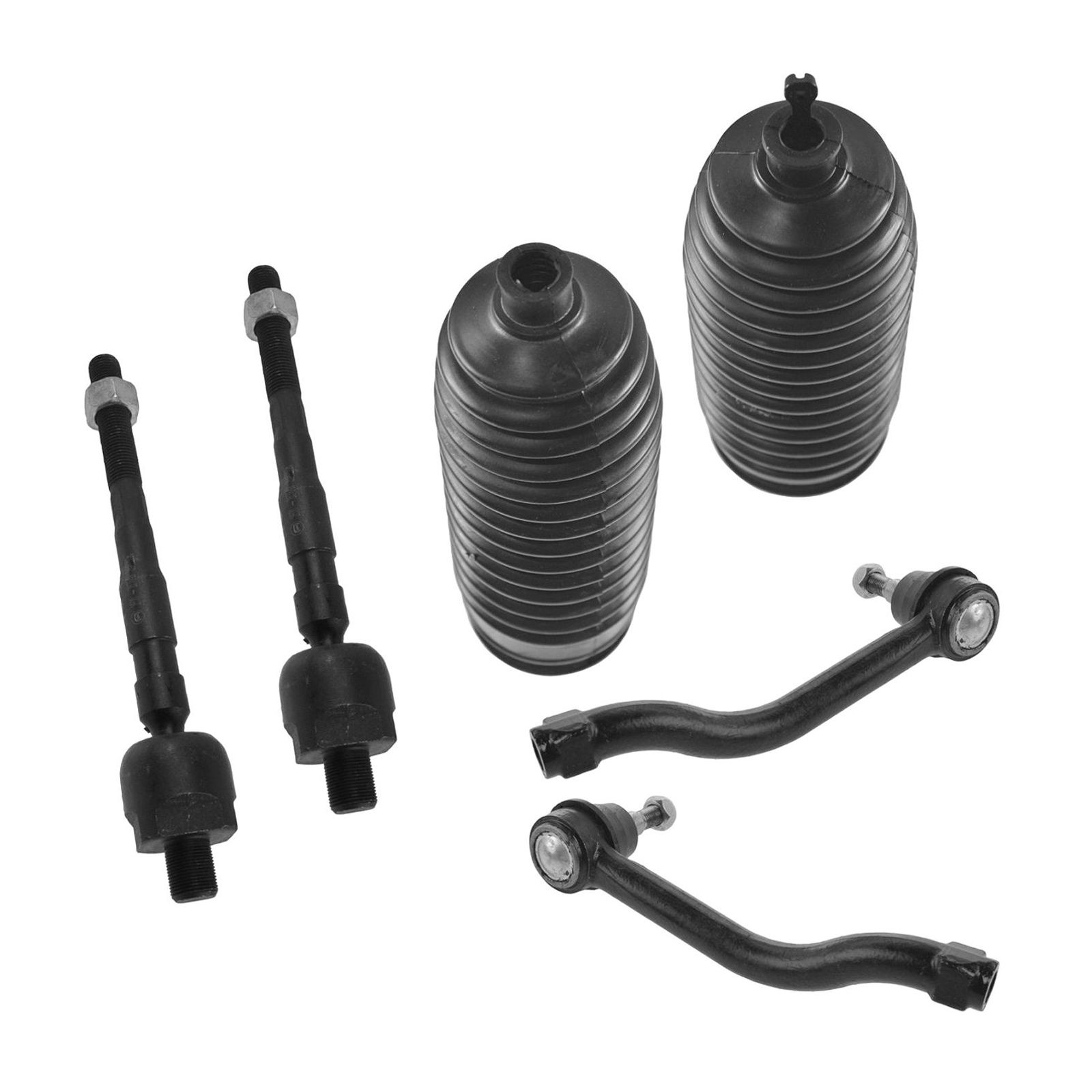 For Nissan Altima Tie Rod Kit Set Of 6 Inner Outer & Bellows Boots Left Sides