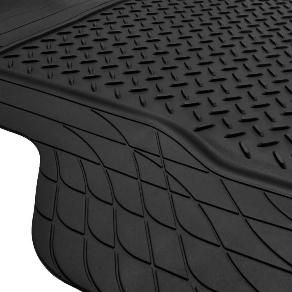 Black Rubber Trunk Mat For 1998-2017 Accord Coupe Cars Universal Trim To Liner