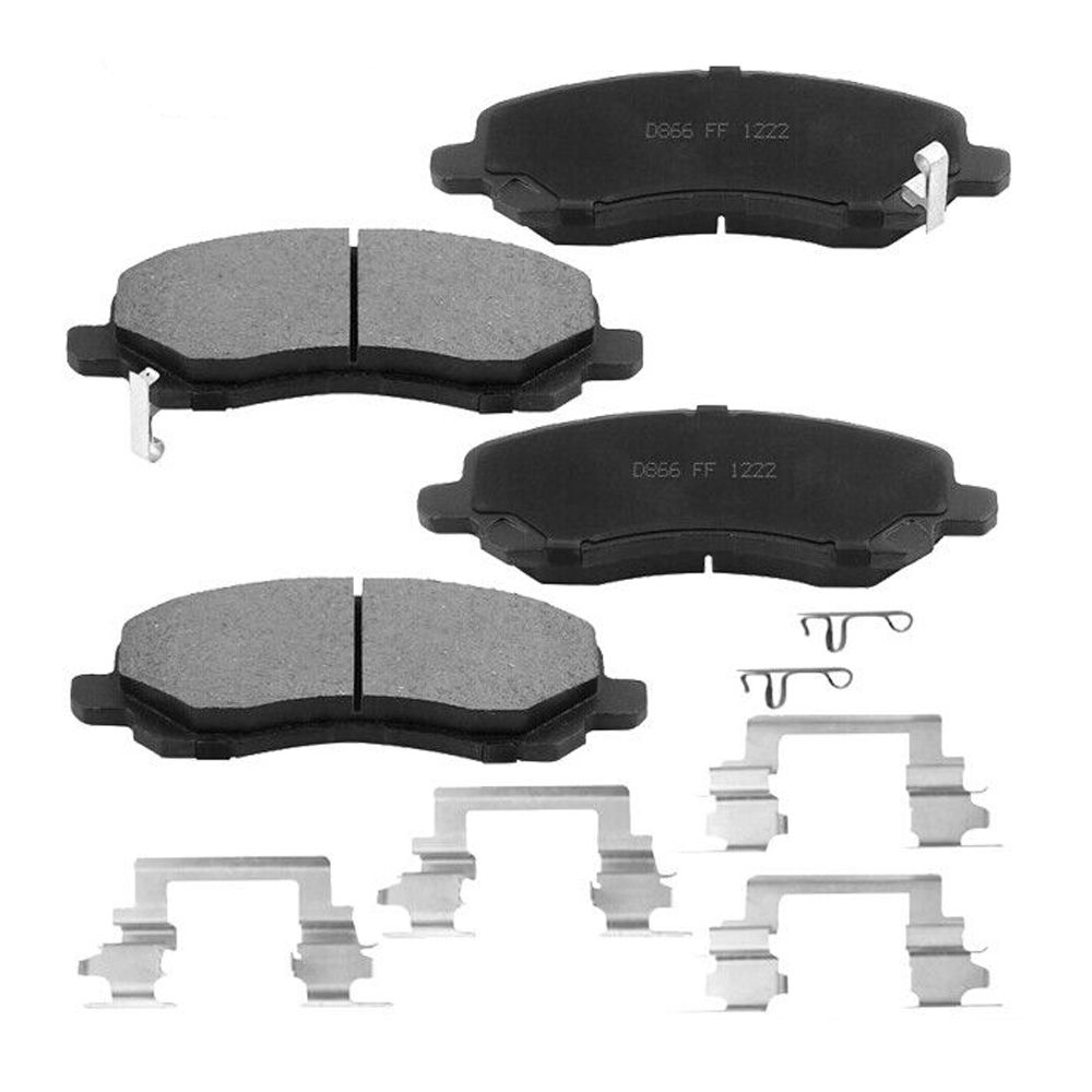 2 Sets Of - Front Brake Pads For Dodge Avenger Caliber Chrysler 200 Sebring Jeep