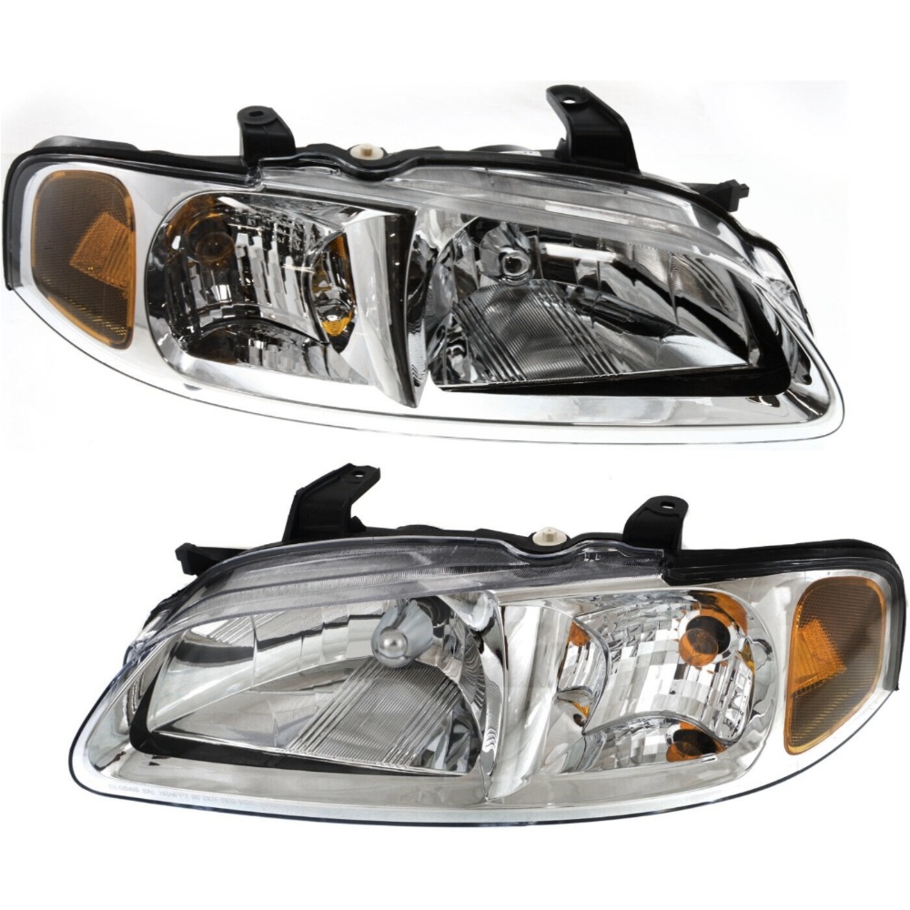 Headlight Set Left And Right For 02-03 Nissan Sentra CA GXE XE Limited Model