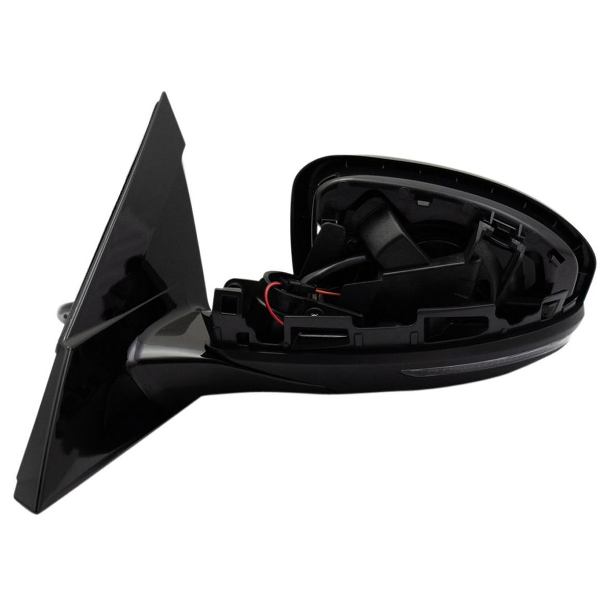 Side Mirror Heated Turn Signal Paint To Match W/ Black Base LH For Altima