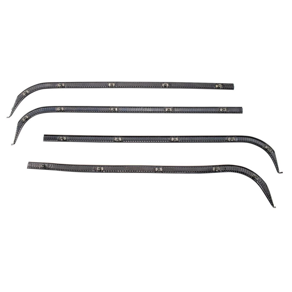 For Ford 71-72 F-100 Base Standard Cab Pickup Door Window Belt Weatherstrip Kit