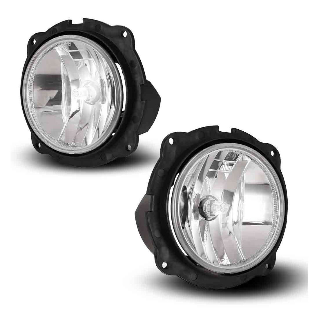 Pair Fog Lights For Ford 2007-2012 Escape Clear Lens Lamps W/Wiring+Switch Kit