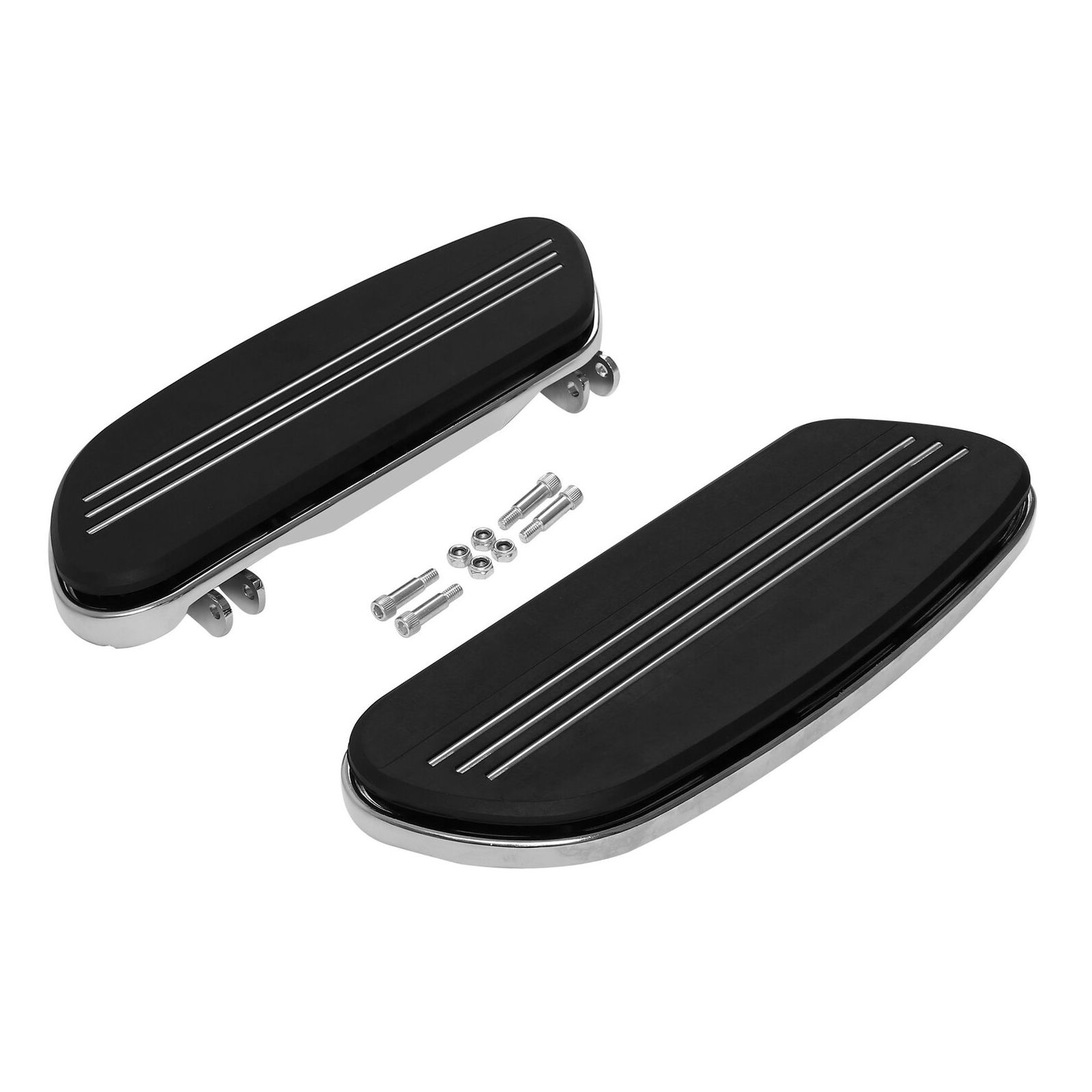 For 2015-2016 Harley-Davidson Electra Glide Low Chrome Driver Floorboard Kit
