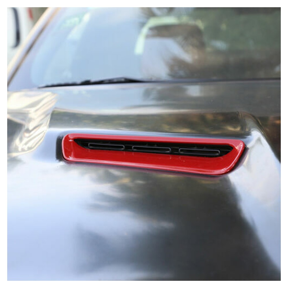 Hood Air Conditioner Outlet Vent Decorative Trim 15+ Red M