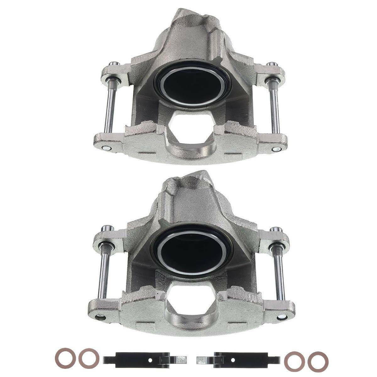 2x Brake Calipers W/o Bracket Front For Cadillac Chevrolet GMC