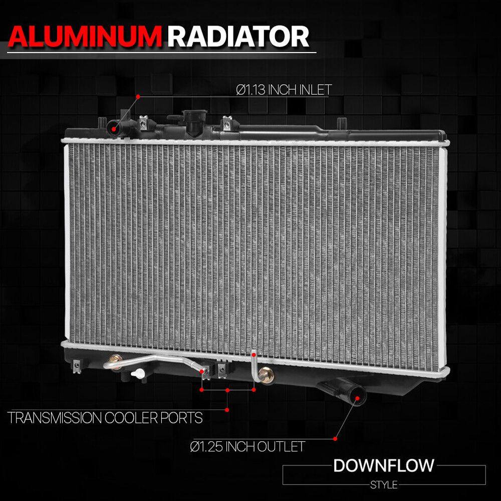 For Ford 1994-1997 Aspire Base Aluminum Core Factory Replacement Radiator-1626