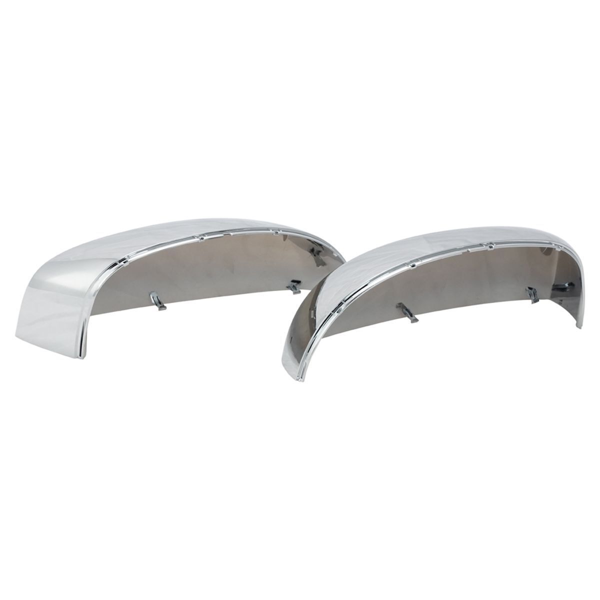 Chrome Mirror Caps Left/Right Pair Set For Cadillac Chevrolet GMC Truck