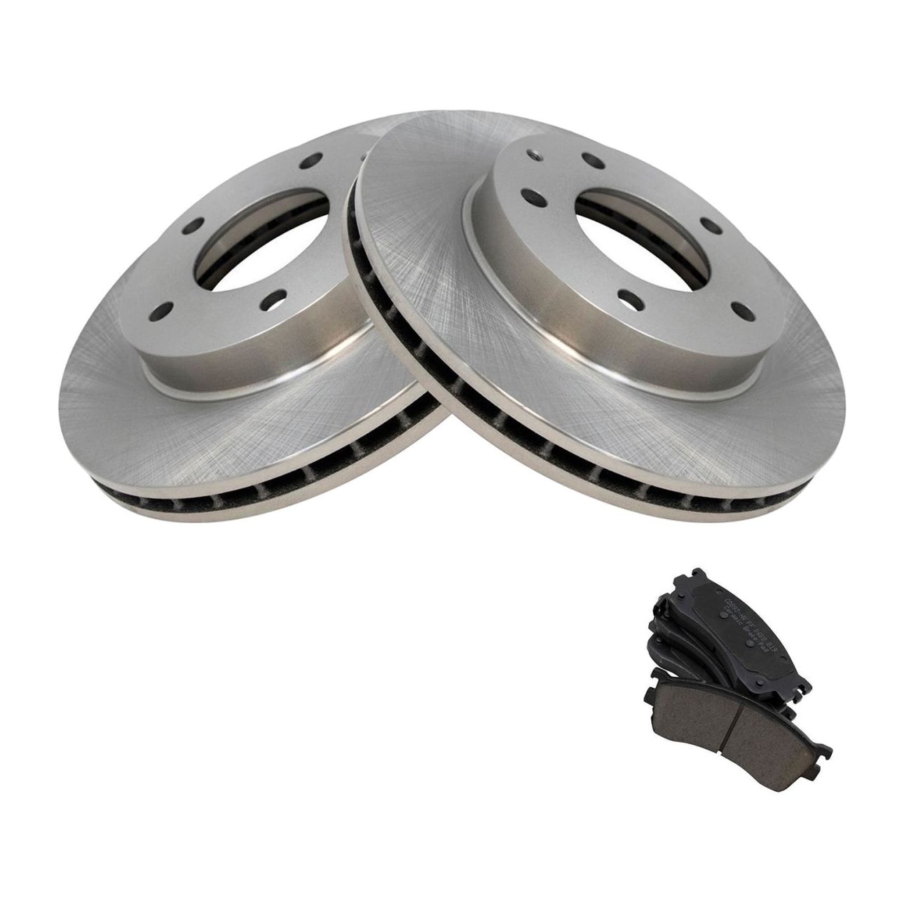 For Mazda 2001-2003 Protege DX Sedan Front Ceramic Brake Pad & Rotor Kit W/