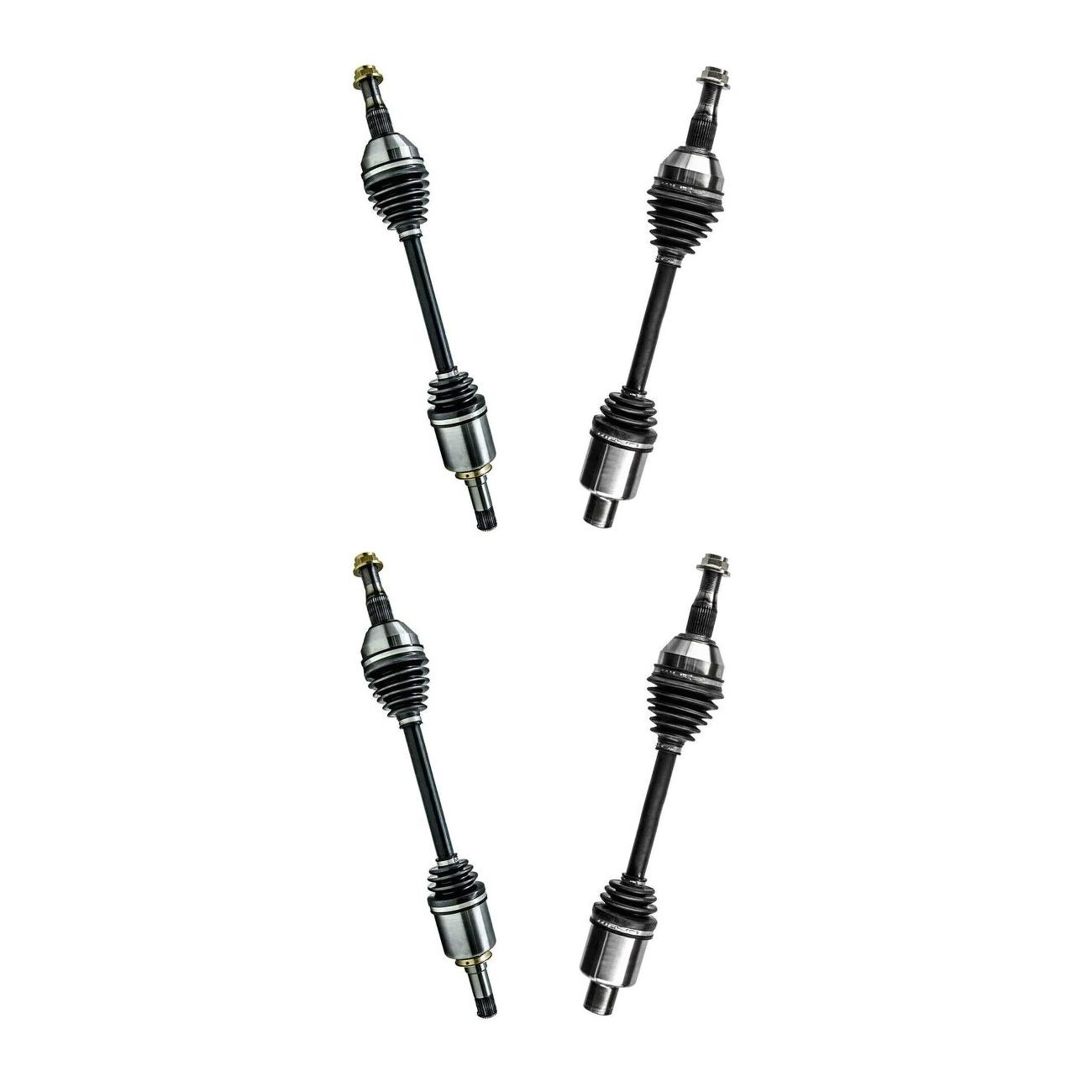 2 Sets Of - Front CV Axle Shafts Assembly For Acadia Enclave Outlook Traverse
