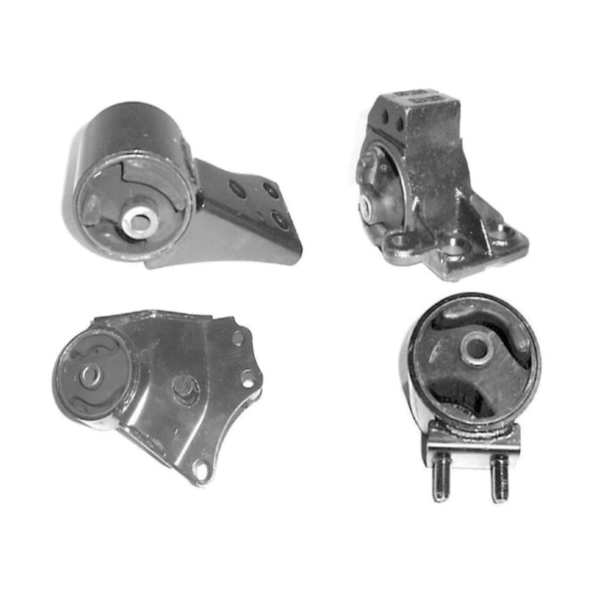 Engine Motor & Trans Mount Set Compatible For Kia 1998-2000 Sephia Sedan 1.8L