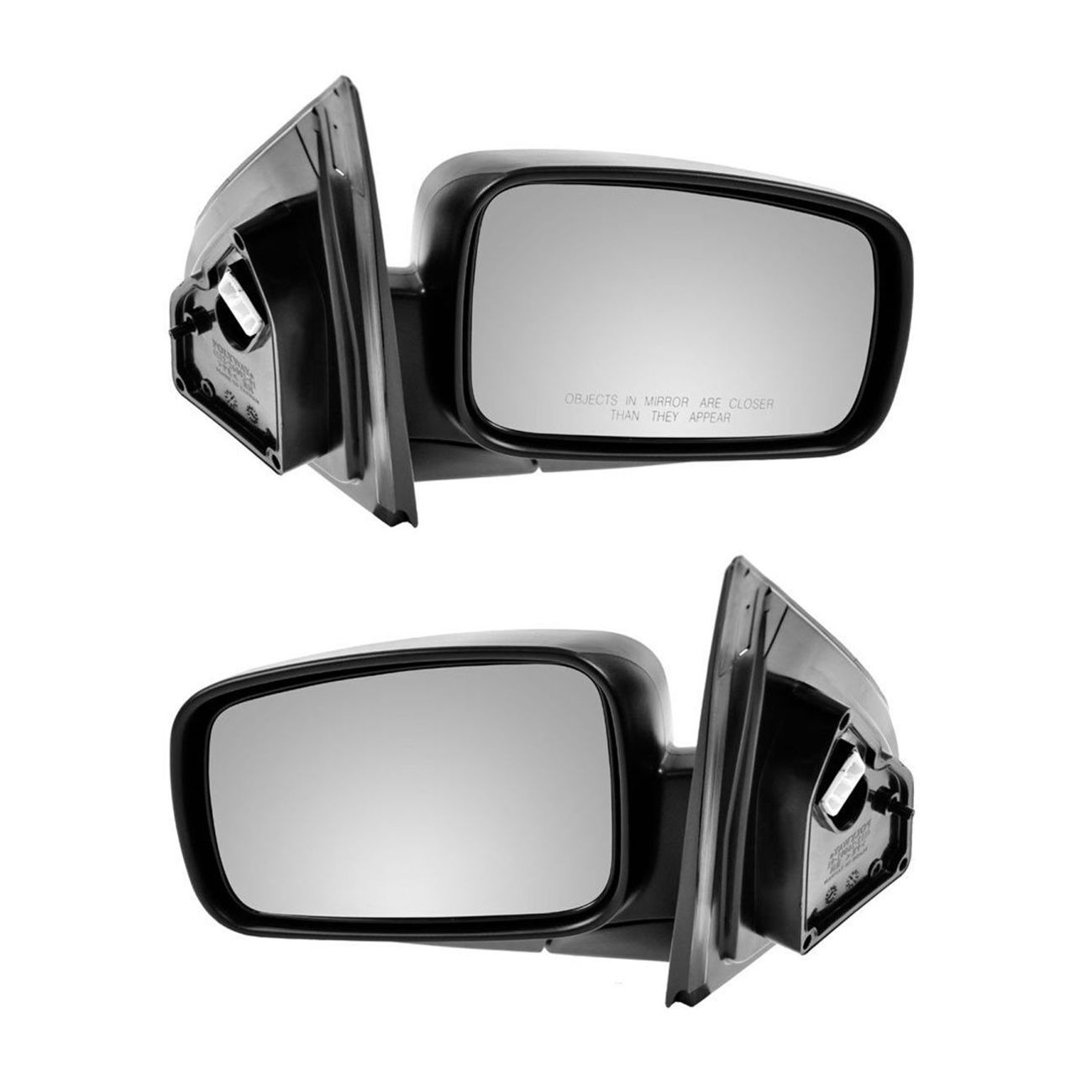 For Kia 2003-2009 Sorento Textured Black Heated Power Side Mirrors Set Left &