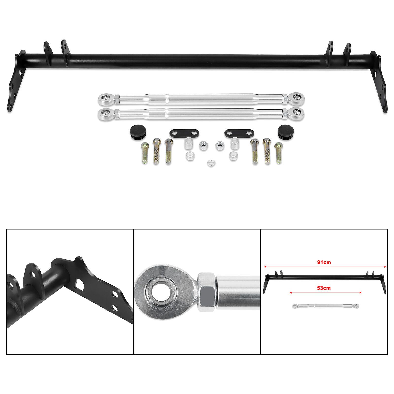 Front Suspension Traction Control Tie Bar For Honda 88-1991 Honda Civic EF CRX