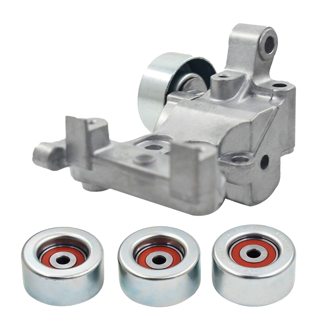 For Toyota 2005-2015 Toyota Tacoma Tundra 4.0 V6 Drive Belt Tensioner & 3 Pulley